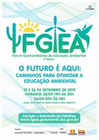 ACONTECERÁ NOS DIAS 25 e 26 O II FÓRUM GUANAMBIENSE DE EDUCAÇÃO AMBIENTAL.