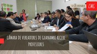 CÂMARA DE VEREADORES DE GUANAMBI RECEBE PROFESSORES