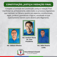 Comissão de Constituição, Justiça e redação final