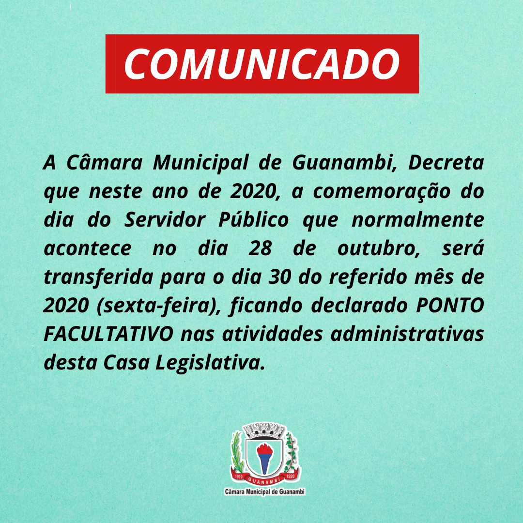 DECRETO N° 38. DISPÕE SOBRE PONTO FACULTATIVO