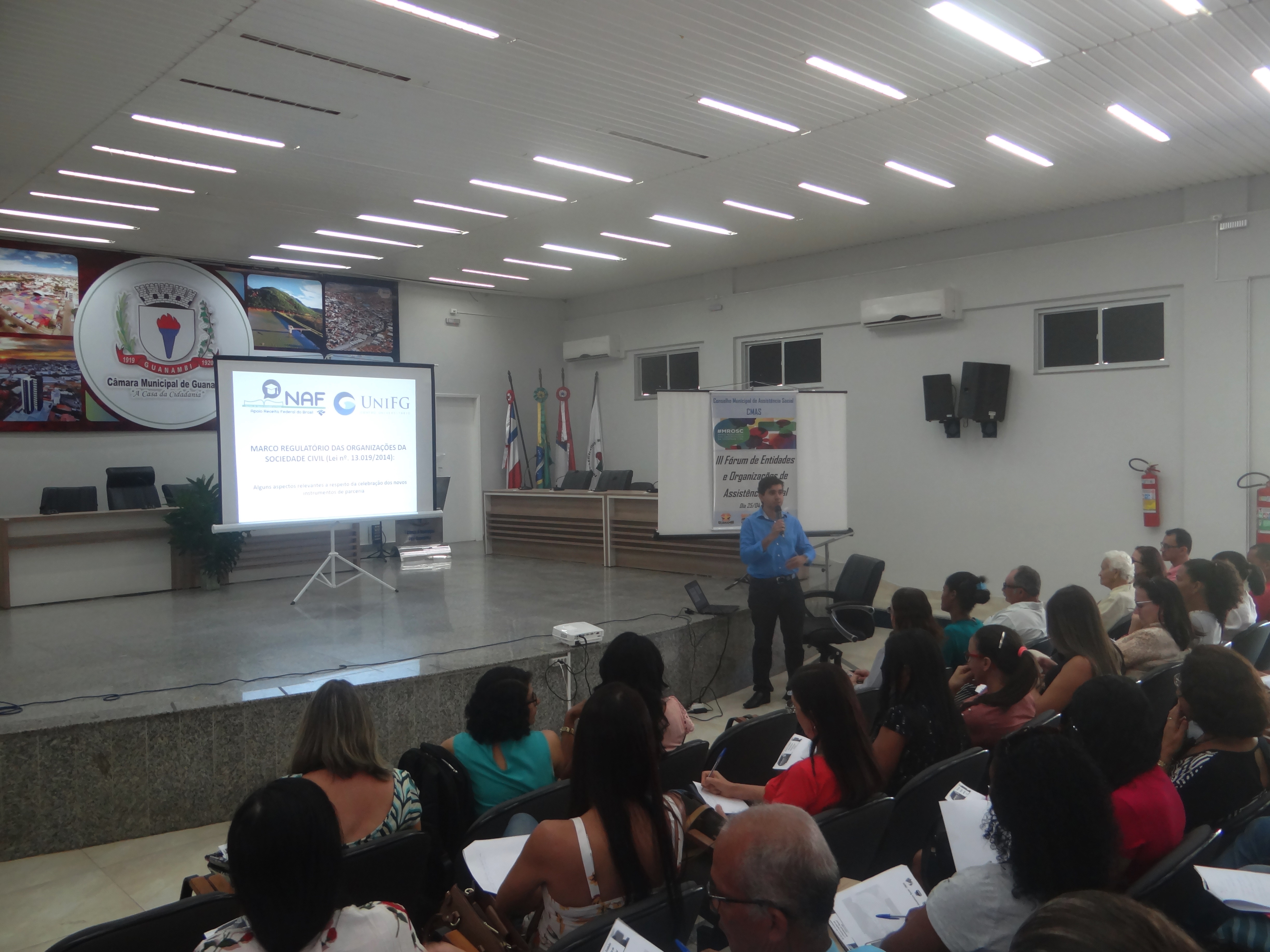 Legislativo Municipal de Guanambi participa do III Fórum de Entidades e Organizações de Assistência Social.